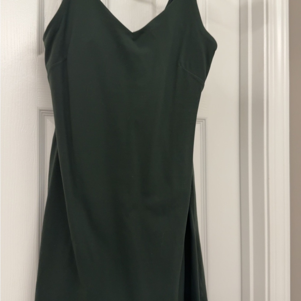 Lululemon Athletica Dark Green Strapless Dress